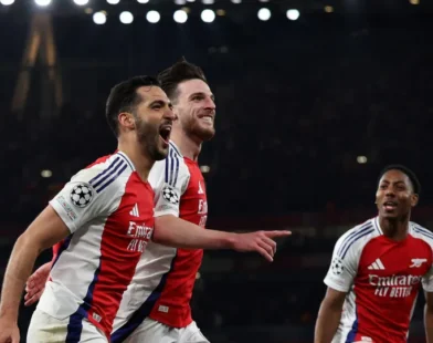 Arsenal abre três gols sobre o Real na Champions e amplia pressão sobre Ancelotti