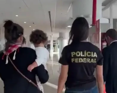 Bebê traficada por português é repatriada ao Brasil após resgate; veja