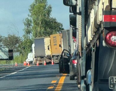 Obra com pare e siga altera tráfego na BR-135 nesta quarta-feira (30)