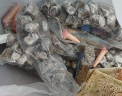 Operação Agrogerais: Polícia Militar apreende grande quantidade de drogas na zona rural de Montes Claros; dois foram apreendidos