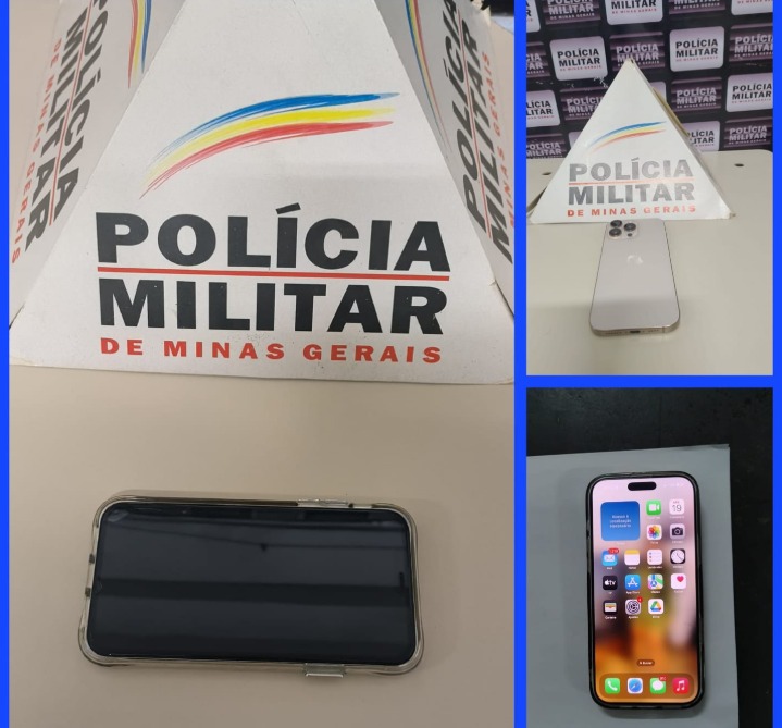 PMMG e PMAM prendem dois suspeitos e recuperam celulares furtados em Monte Azul; um menor foi detido