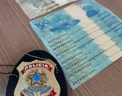 Rapaz é preso pela PF após receber 15 notas falsas pelos Correios, em Francisco Sá
