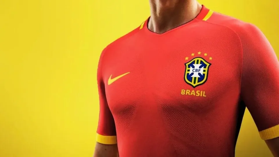 Seleção brasileira terá uniforme reserva vermelho em 2026, diz site