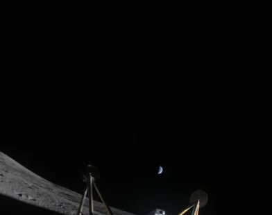Sonda Athena pousa de forma incorreta na Lua e missão é encerrada