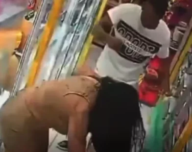 Vídeo mostra agressões, mas vítima nega ter sofrido violência do namorado