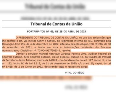 Auditor do TCU oculta morte da mãe e recebe R$ 3,9 milhões da Câmara