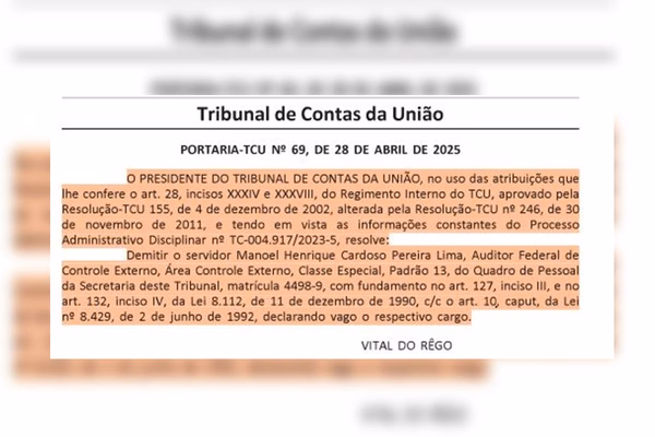 Auditor do TCU oculta morte da mãe e recebe R$ 3,9 milhões da Câmara