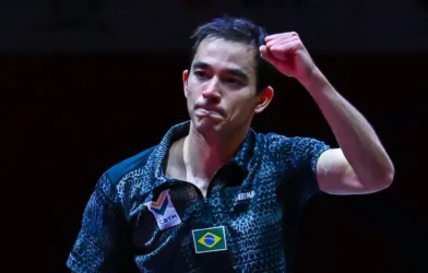 Calderano perde final, mas fica com prata inédita para o Brasil no Mundial