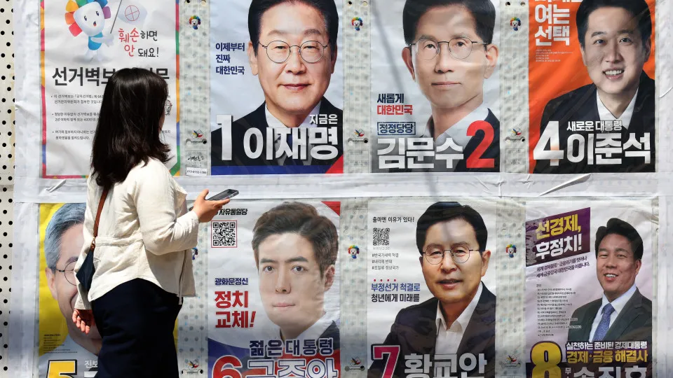 Eleição na Coreia do Sul entra na reta final com oposição como favorita