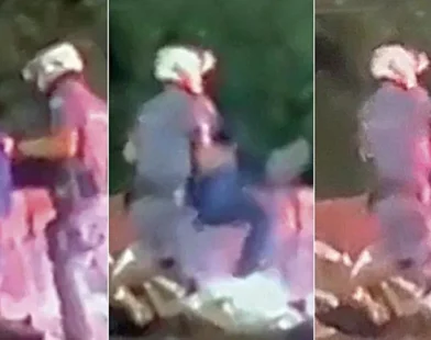 Homem jogado por PM de ponte revela: 'Ou você pula ou eu te jogo'