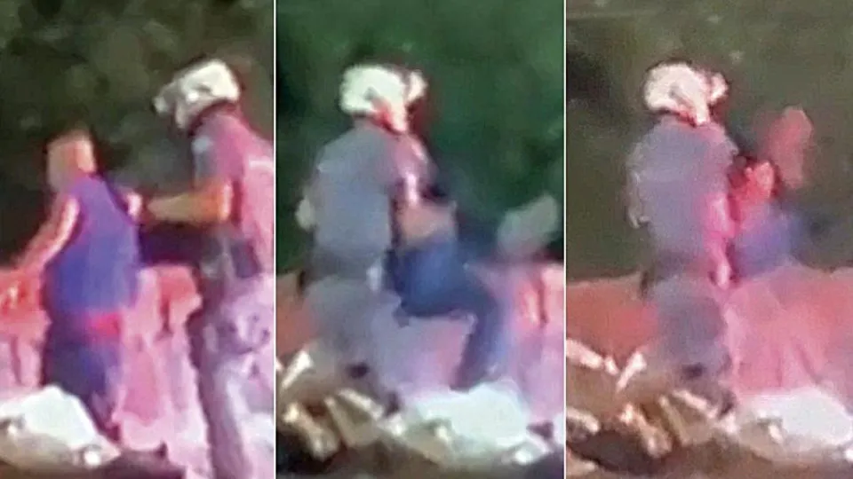 Homem jogado por PM de ponte revela: 'Ou você pula ou eu te jogo'