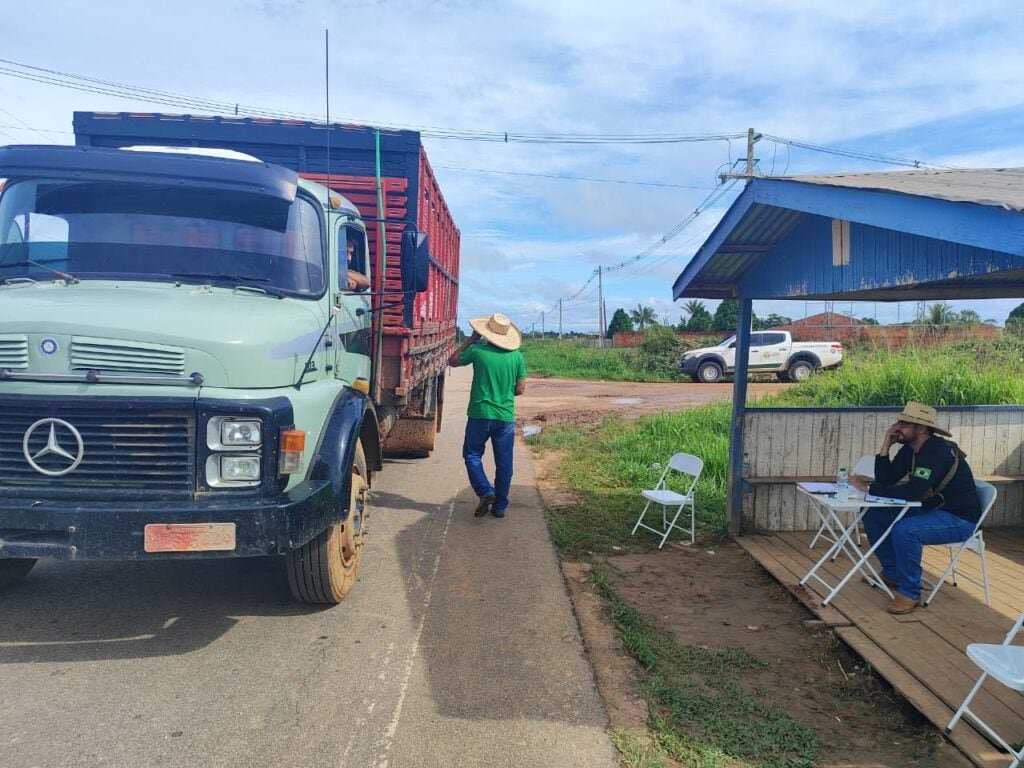 Idaf segue realizando fiscalização de trânsito e a granjas comerciais e de subsistência para conter a entrada da influenza aviária no Acre