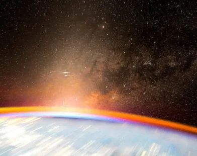 Imagem impressionante de astronauta reúne Terra, Via Láctea e satélites