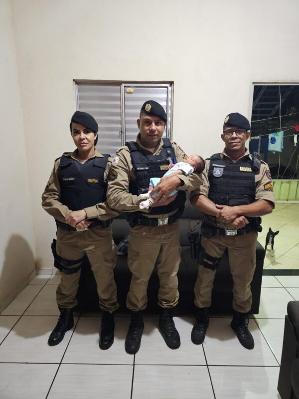 Militares salvam bebê de 18 dias engasgado com leite materno em Várzea da Palma
