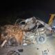 Motorista de carro morre após bater de frente com caminhão na MG-050, em Pimenta