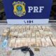 PRF apreende arma, R$ 172 mil em dinheiro vivo e joias durante fiscalização na BR-101 em Guarapari