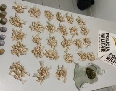 Polícia Militar apreende mais de mil pedras de crack no Norte de Minas