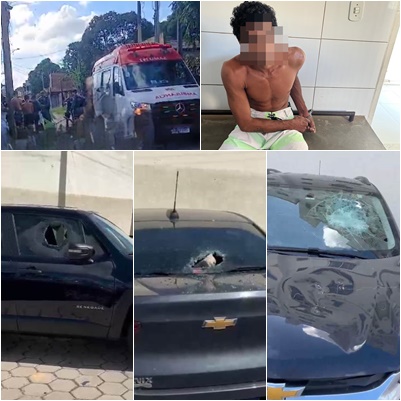 Polícia prende homem que apedrejou veículos no bairro Shell, Linhares. E agora, quem paga o prejuízo? Entenda o que diz a lei e se ele não tiver dinheiro? Veja tudo aqui
