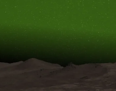 Robô da Nasa capta imagens de aurora boreal nos céus de Marte