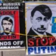 Rússia proíbe representações de Putin como Adolf Hitler