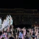 Saída do show de Lady Gaga em Copacabana teve tumulto e superlotação no metrô