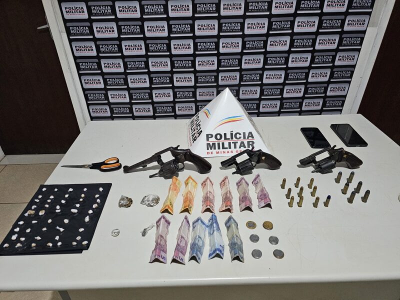 Seis integrantes de quadrilha são presos com armas e drogas em ação da PM em Várzea da Palma