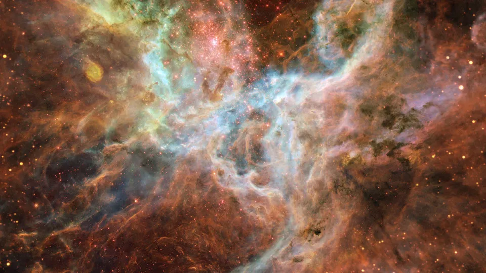 Telescópio Hubble captura imagem da Nebulosa da Tarântula na Grande Nuvem de Magalhães