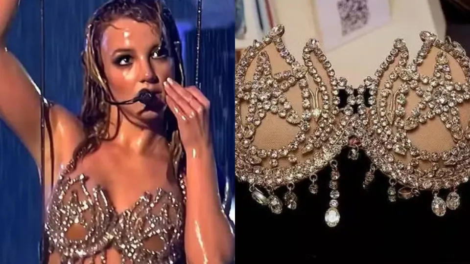 Top de cristais usado por Britney Spears em 2001 é leiloado por R$ 440 milhões