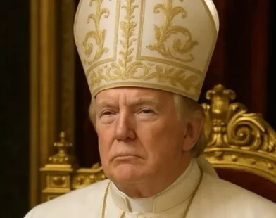 Trump compartilha imagem vestido de Papa e gera críticas