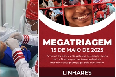 Turma​ do ​bem​ seleciona​ jovens​ para​tratamento​ dentário gratuito em Linhares