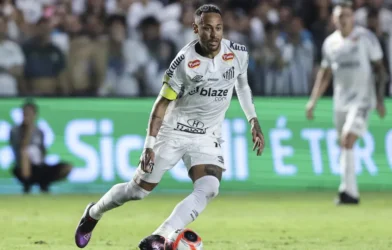 Uma contribuição para gol a cada 106min: os números de Neymar no Santos