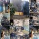 VÍDEOS - Casa é destruída por incêndio na localidade de Bebedouro, em Linhares, e família precisa de ajuda para recomeçar