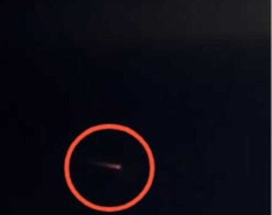 Vídeo mostra 'bola de fogo' passando sobre o céu de cidade do interior de MG