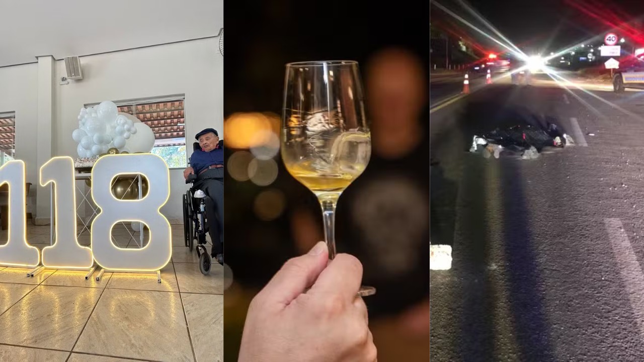 Você viu? Mineiro celebra 118 anos, Divinópolis entre as cidades que mais consomem bebida alcóolica em MG e duas pessoas morrem atropeladas em estradas do Centro-Oeste | Centro-Oeste