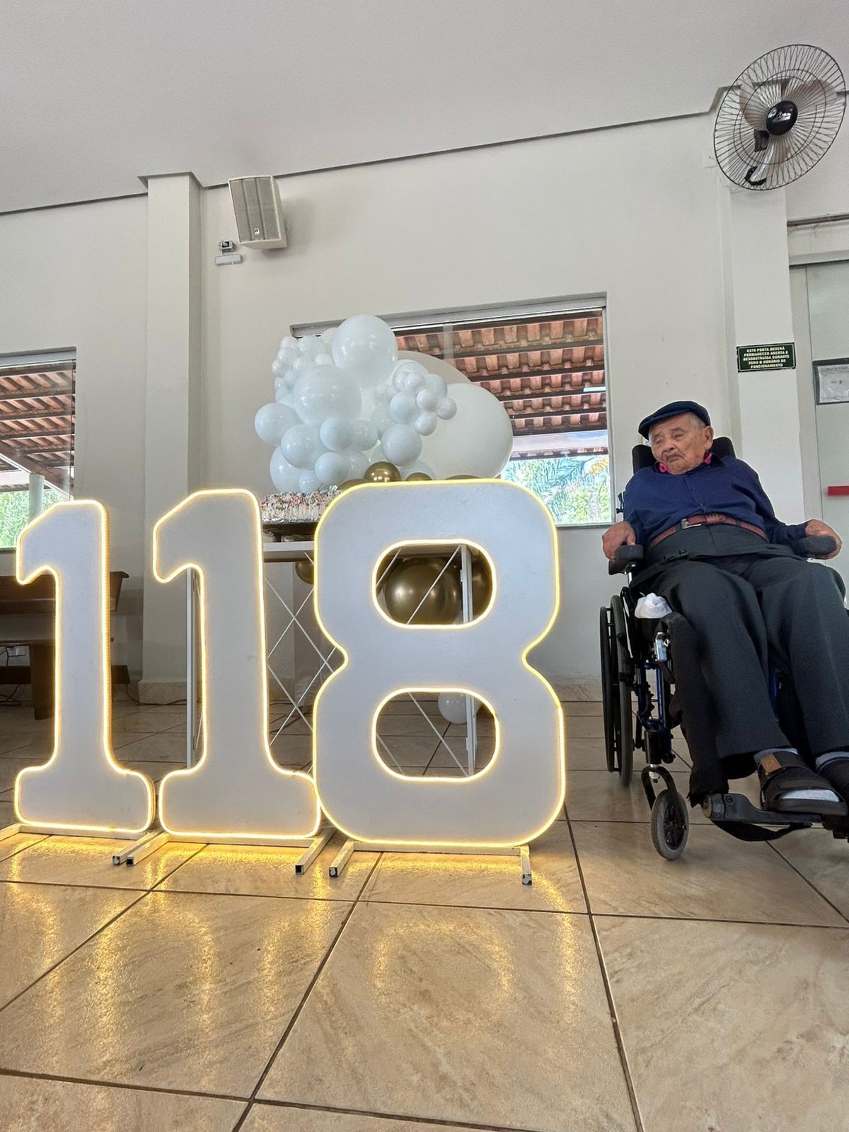 ‘O mal não convém não, só o bem': senhor Levino completa 118 anos com lucidez, fé e lições de paz | Centro-Oeste