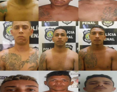 9 Membros Do Comando Vermelho Fogem Do Presídio