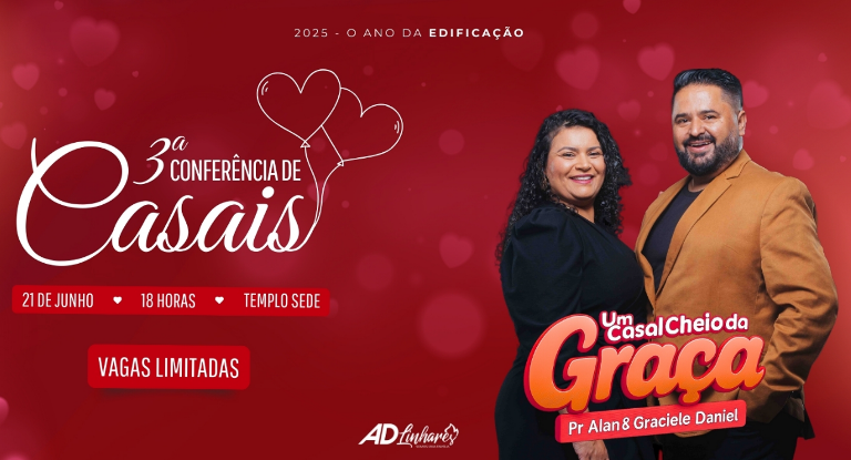 AD Linhares realiza 3ª Conferência de Casais no próximo sábado, dia 21