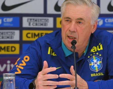 Ancelotti estreia à frente da seleção brasileira mirando Real Madrid