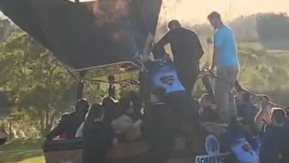 Balão enfrentou problemas para decolar antes do voo; vídeo