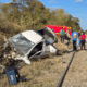 Colisão entre automóvel e locomotiva mobiliza Corpo de Bombeiros em Nova Porteirinha