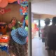 Cristiano Ronaldo e Georgina fazem festa com fogos para os filhos; veja