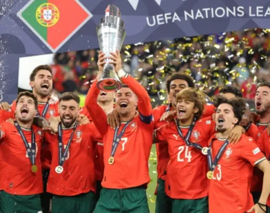 Cristiano Ronaldo marca, Portugal supera Espanha nos pênaltis e é bicampeão da Liga das Nações