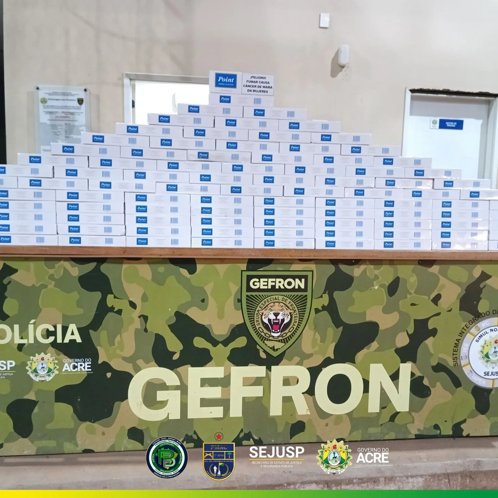 Estudante De Medicina é Detido Com Carga De Cigarros Contrabandeados Após Perseguição De 30 Km