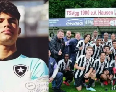Filho do goleiro Bruno é campeão pelo Botafogo em torneio sub-15