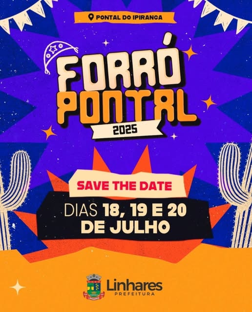 Forró do Pontal 2025: Prefeitura divulga data; atrações serão divulgadas em breve