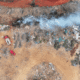 Incêndio atinge aterro municipal de Montes Claros e mobiliza Corpo de Bombeiros por mais de nove horas