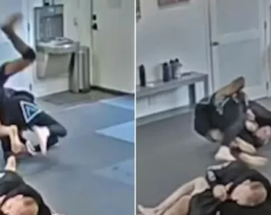 Iniciante no jiu-jítsu fica paraplégico após golpe de faixa preta; vídeo