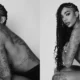 Irmã de Gabigol posa de topless e calcinha em ensaio sensual