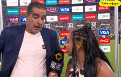 John Textor perde a cabeça e dá um beijo em Renato Paiva: "Preferia..."