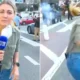 Jornalista é baleada ao vivo nos protestos de LA; vídeo